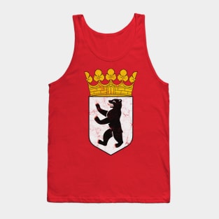 Berlin / Germany Faded Style Region Design Tank Top